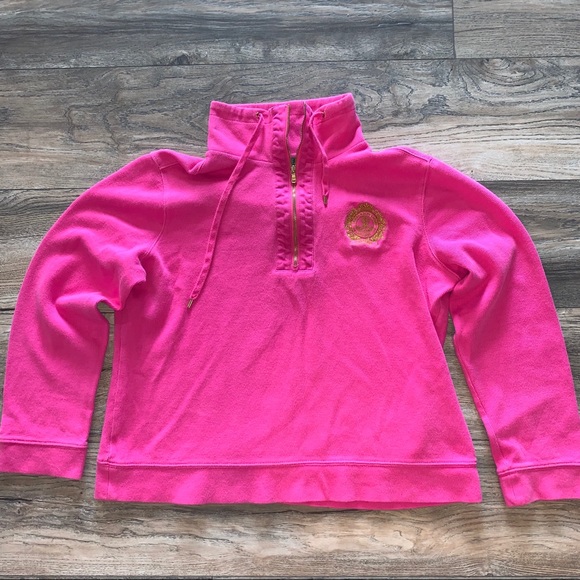 Ralph Lauren crest quarter zip sweater - Picture 2 of 3